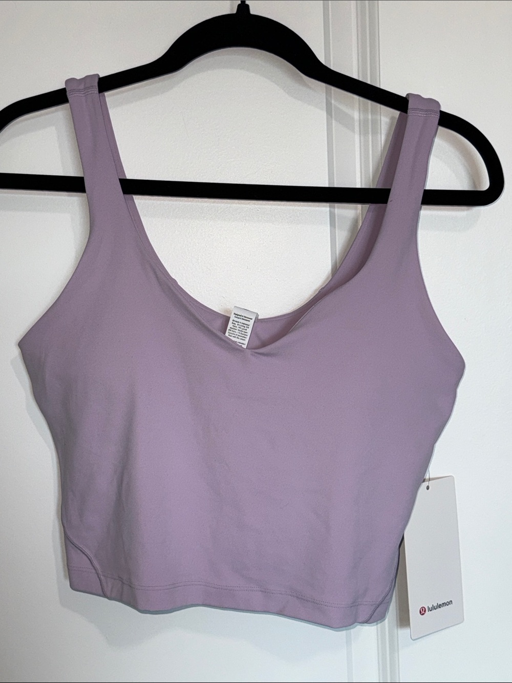 lululemon athletica Lilac Scoop Crop Tank